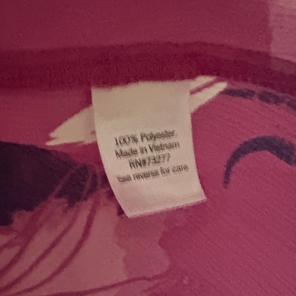 New York & Company Pink and Purple Floral Blouse - Picture 6 of 7